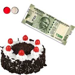 Cash - Rs. 501 + Cake - 1kg - Click here to View more details about this Product